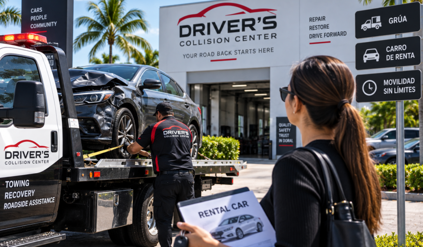 Movilidad en Miami tras un Choque