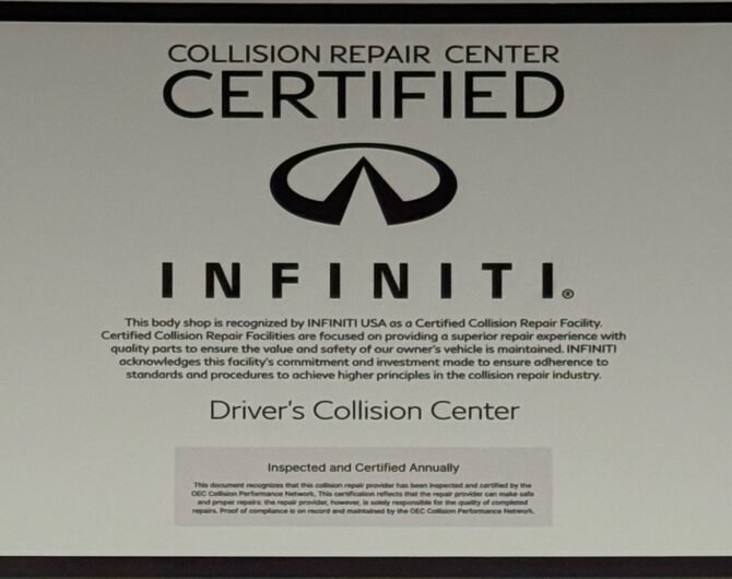 Estándar de precisión para la gama premium Infiniti